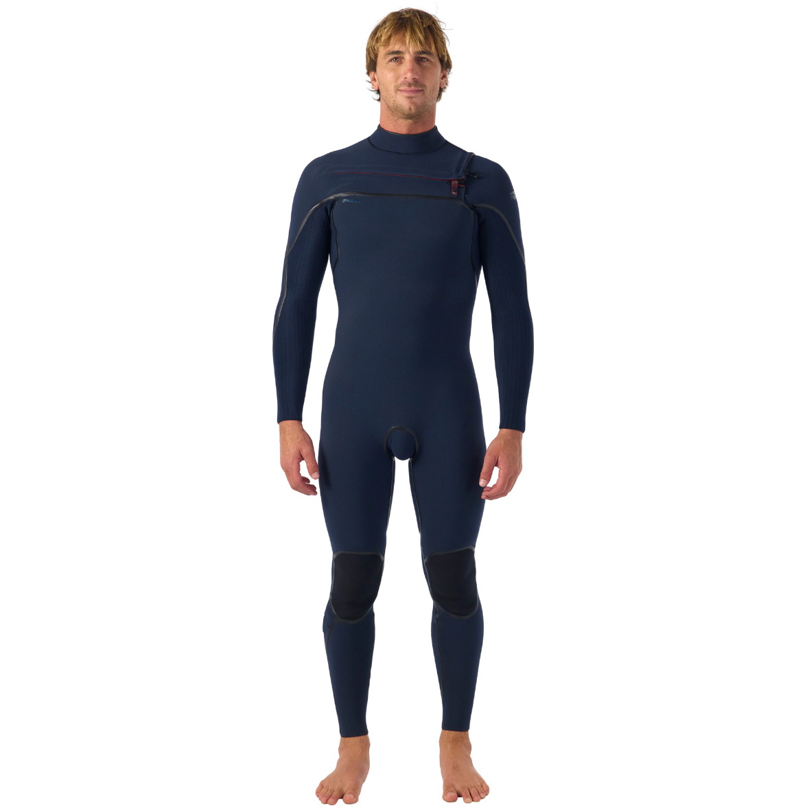 2026 O'Neill Mens Hyperfreak Fire 4/3+mm Chest Zip Wetsuit 5661 - Carbon / Carbon